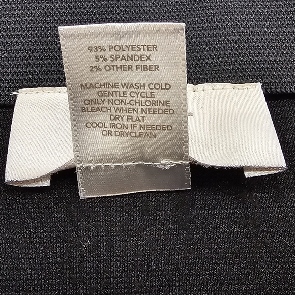 Loft Mini Skirt Womens Size Small Stretch Elastic Waist Pencil Fit Black Gray - Picture 7 of 10